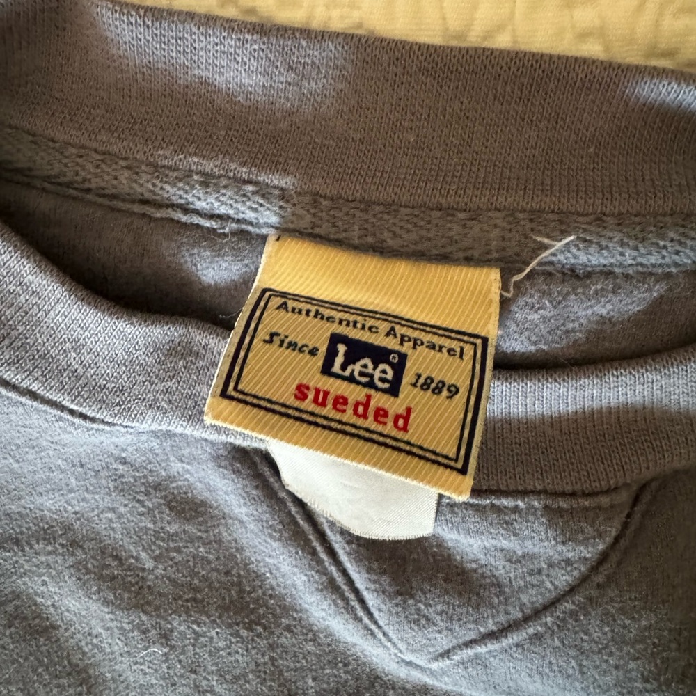Vintage sueded Lee crewneck